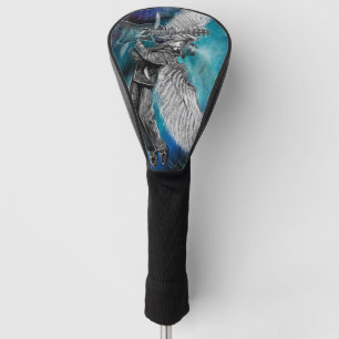 Winged Blue Strings Golf Head Cover