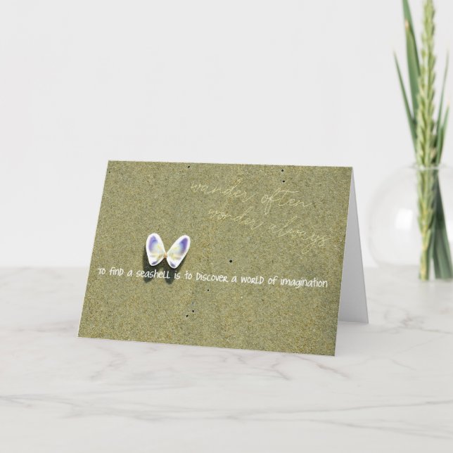 WINGED COQUINA Greeting Card (Front)