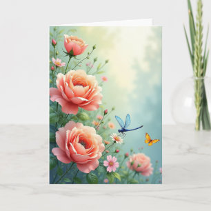 Winged Creature Birthday Card