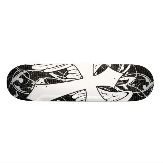 Winged Cross Skateboard Deck