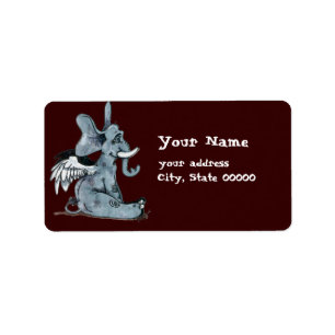 Winged Elephant~ address labels