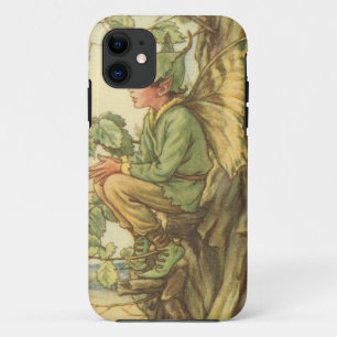 Winged Elm Fairy Sitting in a Tree Case-Mate iPhone Case