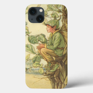 Winged Elm Fairy Sitting in a Tree iPhone 13 Case