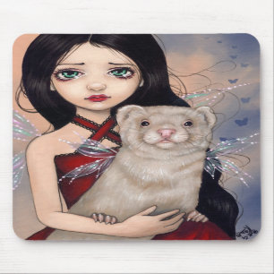 "Winged Ferret" Mousepad