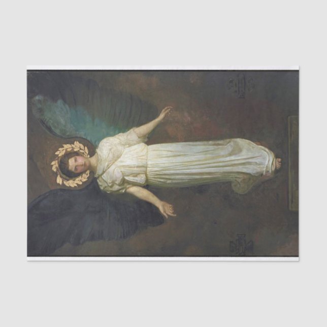 Winged Figure by Abbott Handerson Thayer Tissue Paper (Front)