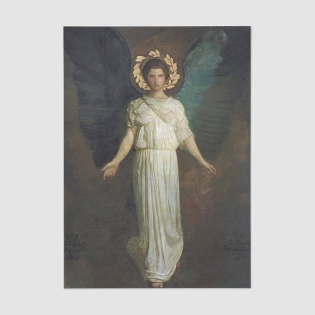 Winged Figure by Abbott Handerson Thayer Tissue Paper (Front)