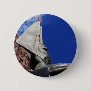 Winged Figure of the Republic 1255 6 Cm Round Badge