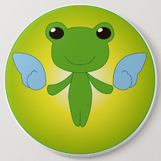 Winged Gekota 6 Cm Round Badge