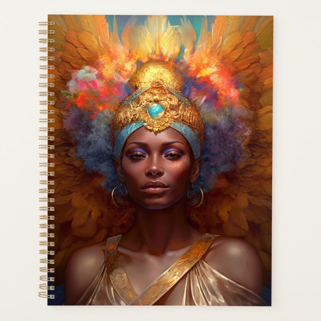 Winged Goddess Fantasy Art Planner (Front)