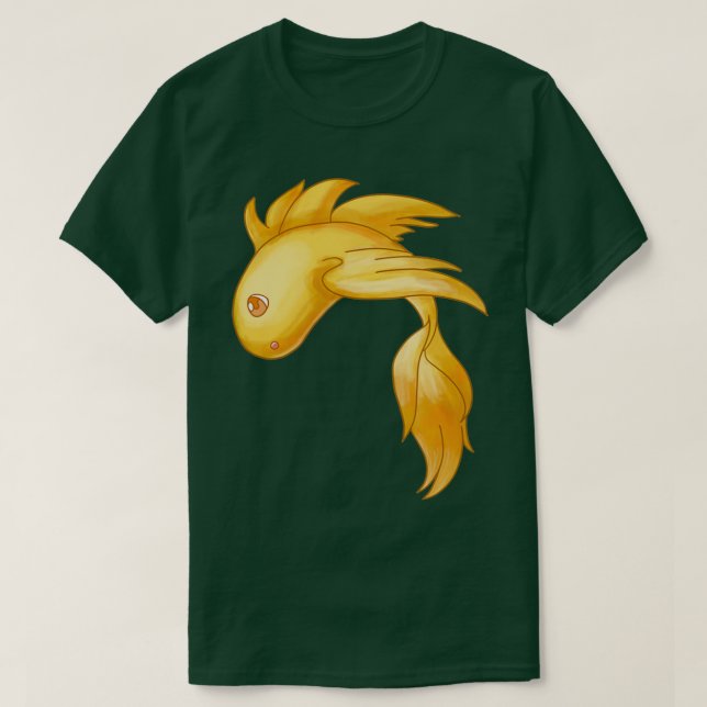 Winged Goldfish T-Shirt (Design Front)