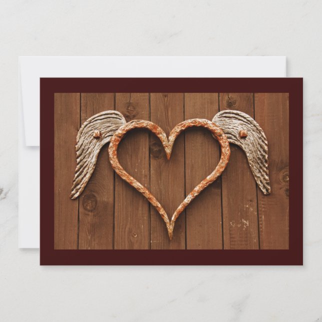 Winged Heart Invitation (Front)
