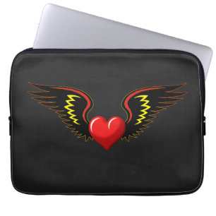 Winged Heart Laptop Sleeve