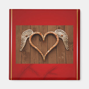 Winged Heart Magnet