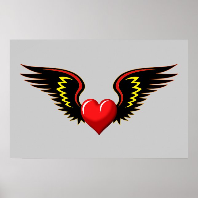 Winged Heart Poster (Front)