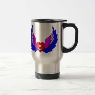 Winged Heart Travel Mug