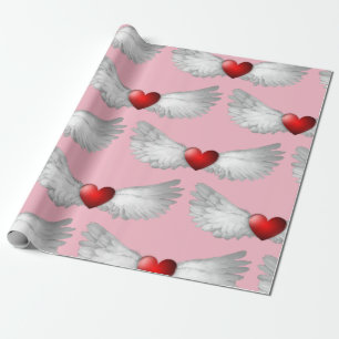 WINGED HEART Wrapping Paper