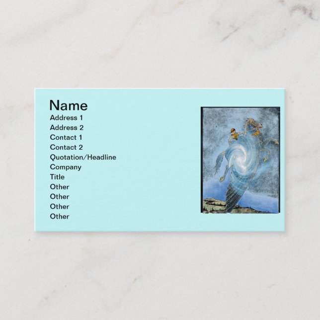 Winged Horse Business Card (Front)