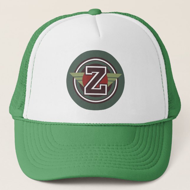 Winged Letter "Z" Trucker Hat (Front)