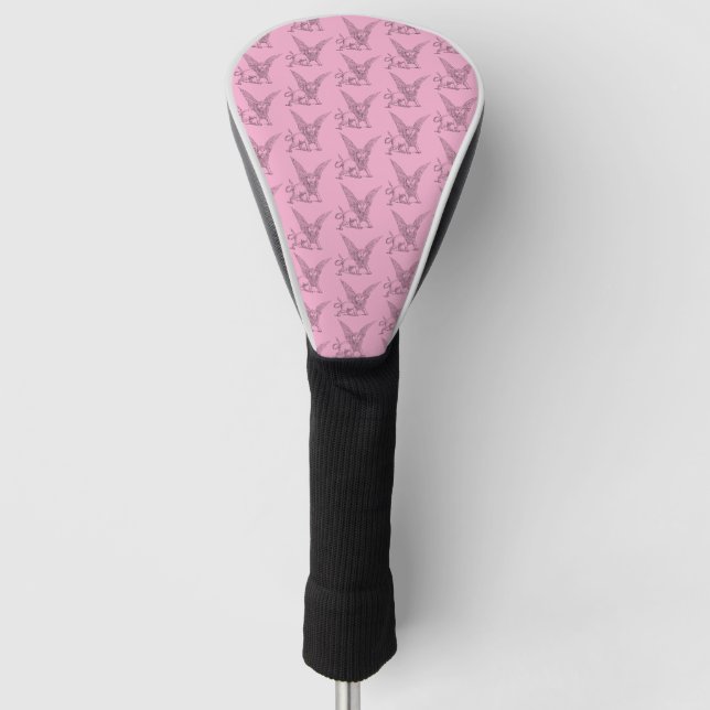 Winged lion symbol of Saint Mark Sacred Art Golf Head Cover (Front)