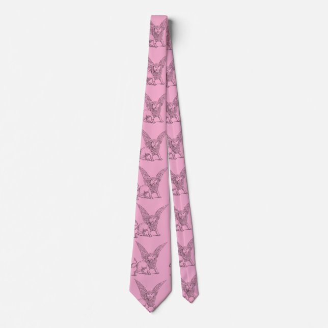 Winged lion symbol of Saint Mark  Tie (Front)