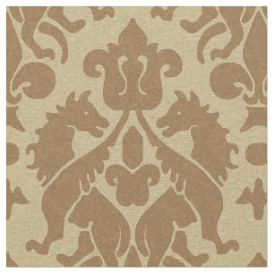 Winged Lions Fabric