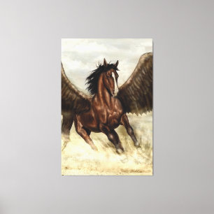 Winged Pegasus Canvas Print