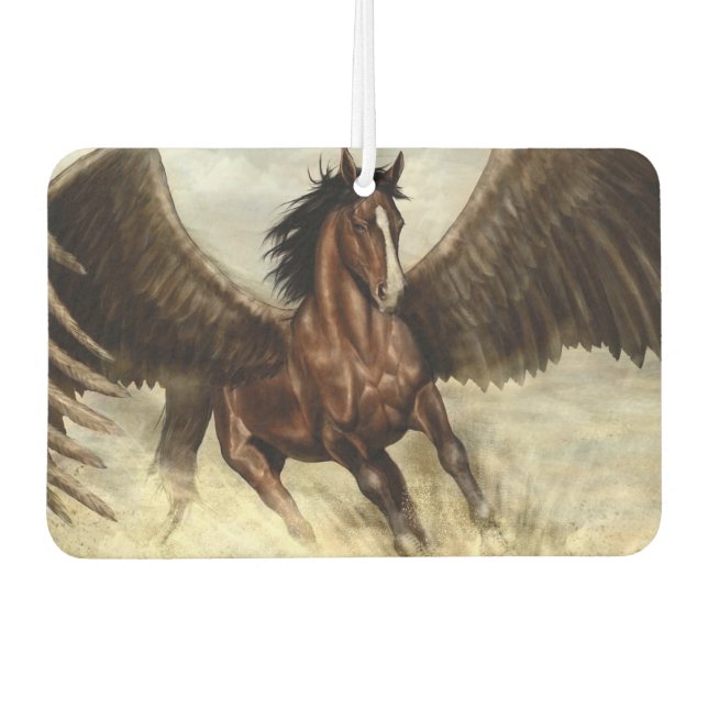 Winged Pegasus   Car Air Freshener (Front)