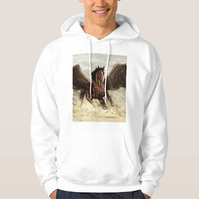 Winged Pegasus   Hoodie (Front)
