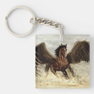Winged Pegasus   Key Ring