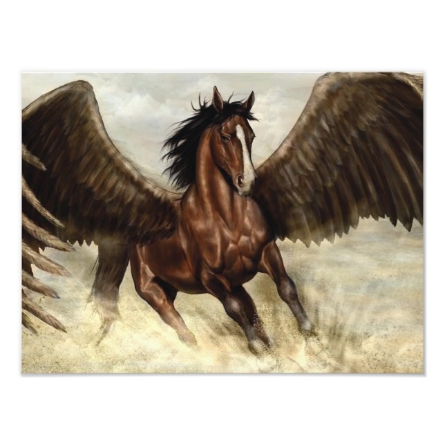 Winged Pegasus   Photo Print (Front)