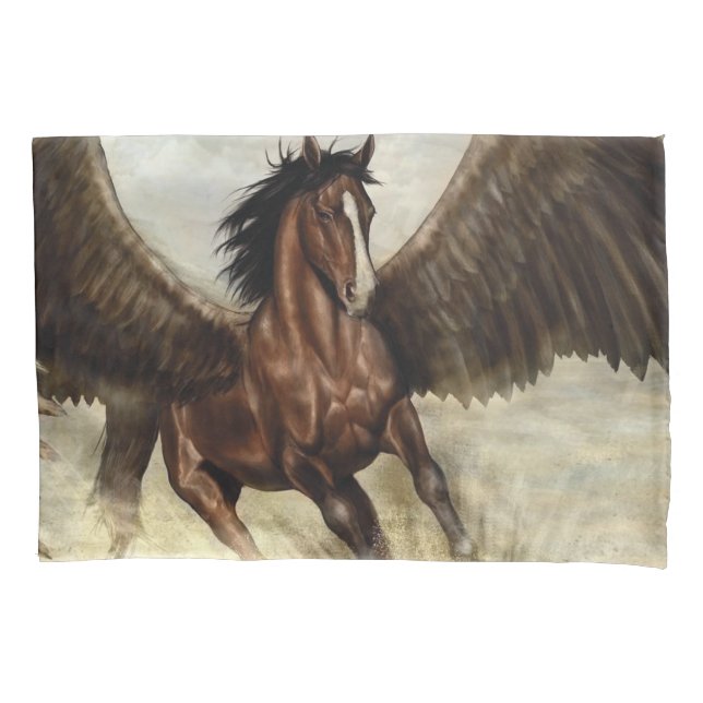 Winged Pegasus Pillowcase (Front)