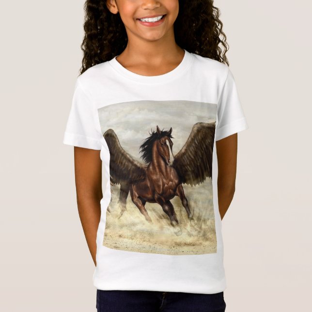 Winged Pegasus   T-Shirt (Front)