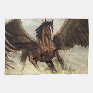 Winged Pegasus Tea Towel