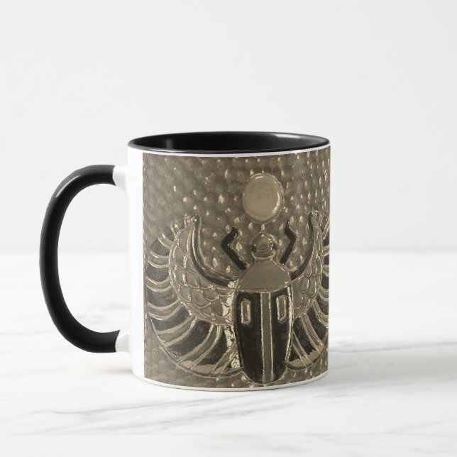 Winged Scarab tile Pattern Mug 2 (Left)