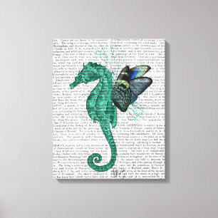 Winged Seahorse Canvas Print