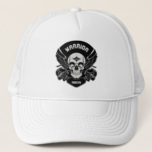 Winged Skull Artwork Trucker Hat