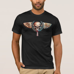 Winged Skull Emblem of Honor T-Shirt