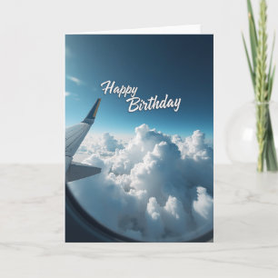 Winged Sky Birthday Card