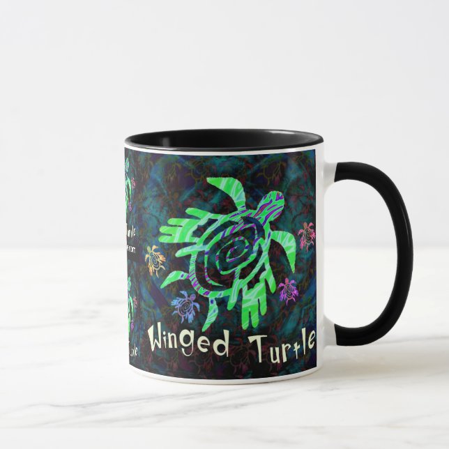 Winged Turtle logo mug (Right)