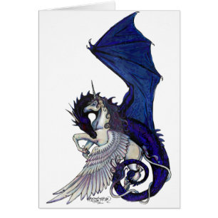 WINGED unicorn and Dragon