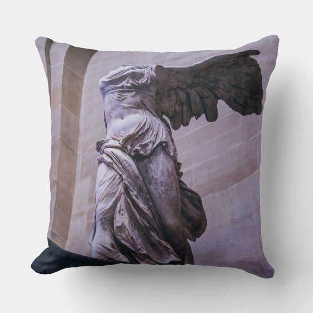 Winged Victory Of Samothrace, Louvre, Paris Cushion (Front)