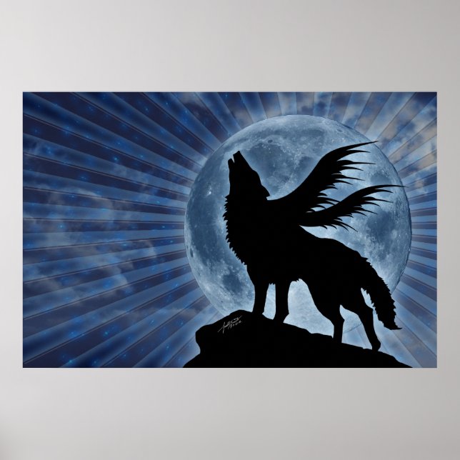 Winged Wolf Poster (Front)