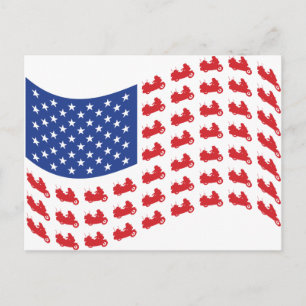 winger-flag-wave postcard
