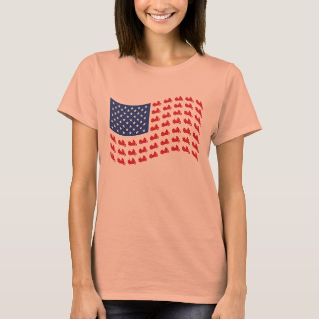 winger-flag-wave T-Shirt (Front)