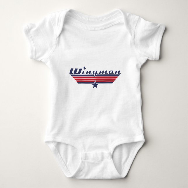 Wingman Baby Bodysuit (Front)