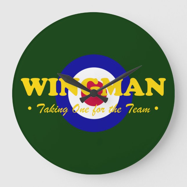 Wingman (RAF) Large Clock (Front)