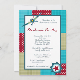 Wings 5x7 Aeroplane Invitation