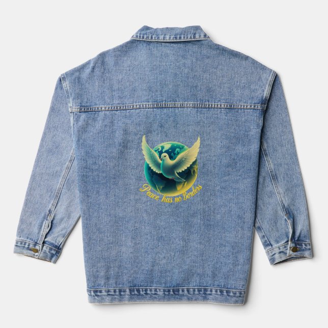 Wings Across Borders Denim Jacket (Back)