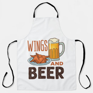 Wings and Beer Chicken Wings Drinking Apron