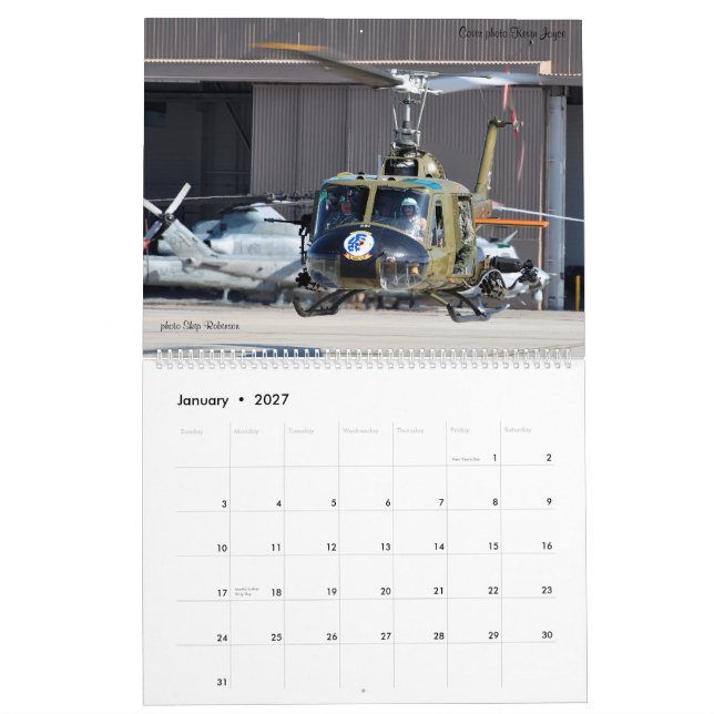 Wings and Rotors  Air Museum Calendar (Jan 2027)